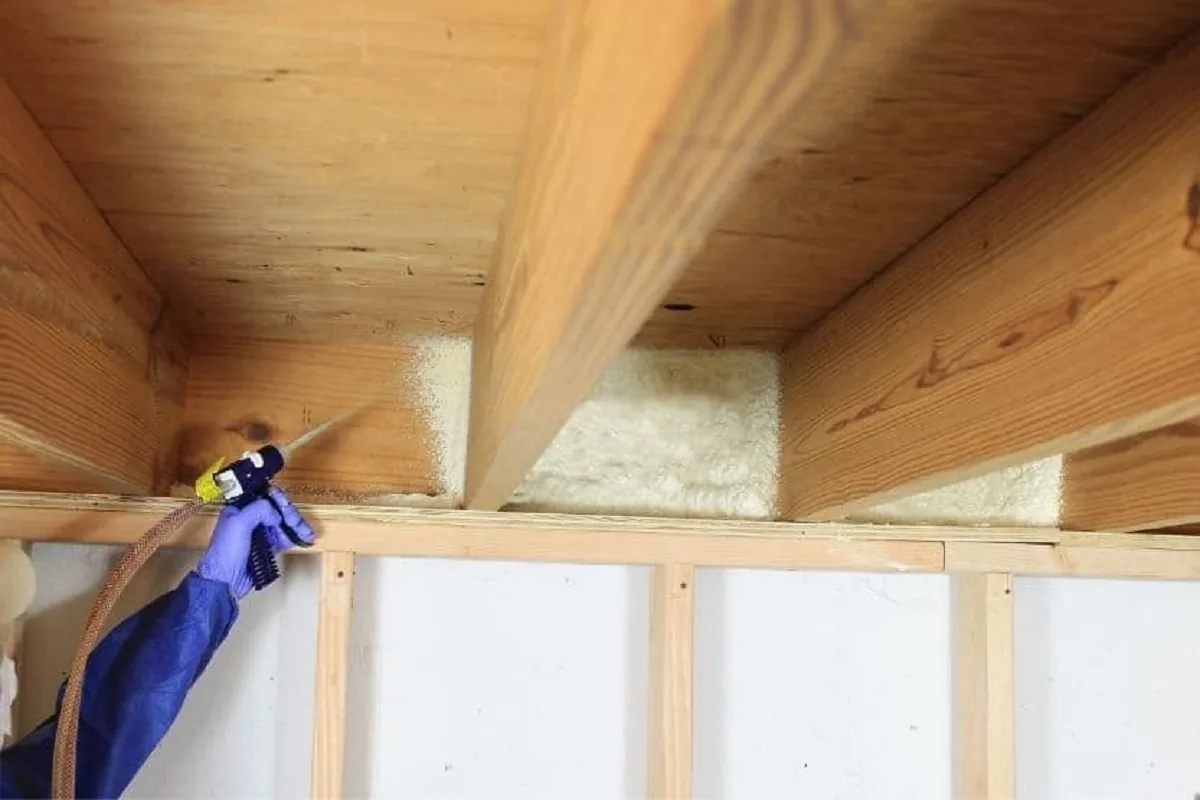 Insulation and Air Sealing Using Spray Foam