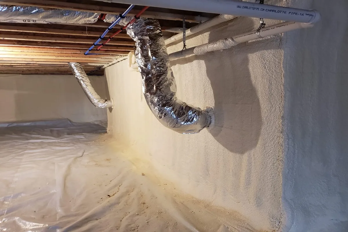 Spray Foam Safe for Crawl Space Sub-Floor?